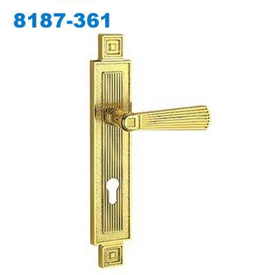 zinc door handle/ plate door handle/door lock/Drzwi /Ручки дверные Sillur 8187-361