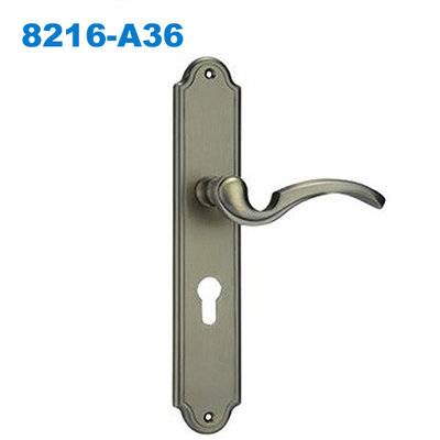 door handle/zinc handle/plate door handle/TÜRGARNITUR/Conjuntos de Entrada   8216-A36