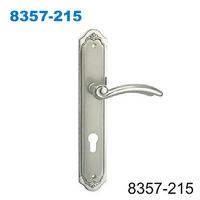 zinc door handle, plate door handle,door lock,TÜRGARNITUR,Conjuntos de Entrada