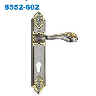 door handle/zinc handle/plate door handle/ГАРНИТУРЫ ДВЕРНЫЕ/Maçanetas em Alumínio 8552-602