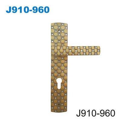 zamak exterior door handle/door handle lock/plate handle/замков/Ручки замки  J910-960