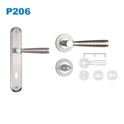 mortice lock/mortise lock/plate door handle/входные двери ручки/Maçanetas Currao P206