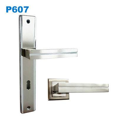 mortice lock/mortise lock/plate door handle/Drzwi wewnętrzne/Ручки замки  P607