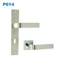zinc door handle,plate door handle,door lock,TÜRGARNITUR,Conjuntos de Entrada