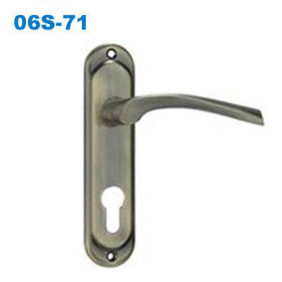 UK mortice lock/Kenya mortise lock/South Africa plate door handle/Drzwi wewnętrzne/Ручки замки06S-71