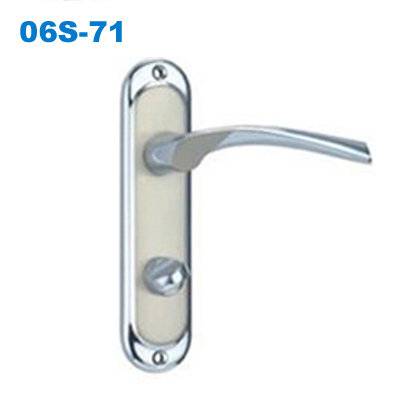 zinc door handle/UK plate door handle/South Africa door lock/Drzwi/Ручки дверные Sillur 06S-71-BK