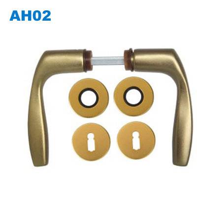 zinc door handle/UK plate door handle/South Africa door lock/замков/Maçanetas em Inox AH02