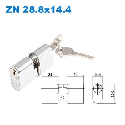 cylinder/door lock/key-key/key-knob/замков киев ZN 28.8*14.4