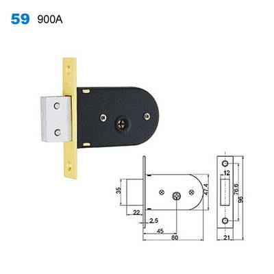 exterior door lock/security lock mechanism/yale lock/TÜRSCHLIESSER /Ручки замки 59 900A