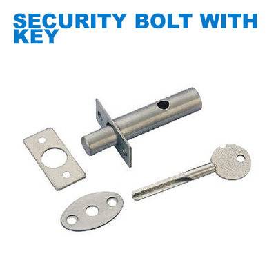 Door stopper/Door viewer/latch,bolt/Conjuntos de Interior/Петли BOLT WITH KEY