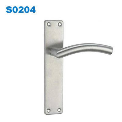 door handle/zinc handle/plate door handle/Ручки дверные Sillur/Maçanetas S0204