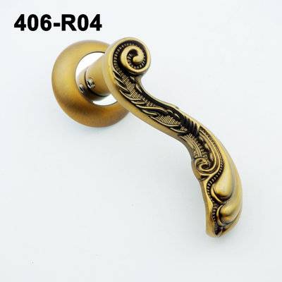 Exteriordoorhandle/Door Handle Lock/Klamki na krotkim szyldzie/Ukraine door handle/замков 406-R04