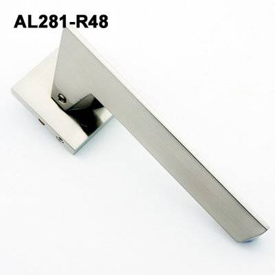 Exteriordoorhandle/Handle Lock/Klamki na krotkim szyldzie/Ukraine door handle/ AL281-R48