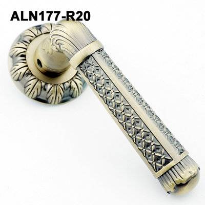Exteriordoorhandle/Handle Lock/Klamki na krotkim szyldzie/Ukraine door handle/ ALN177-R20