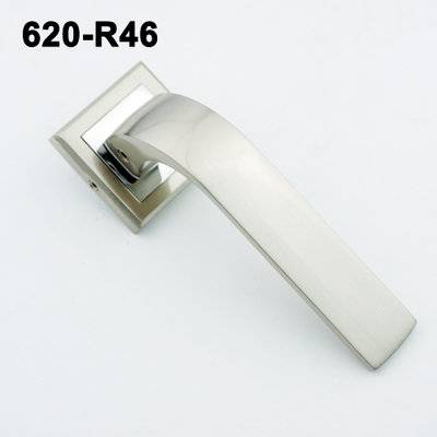 door handle/rose handle/rostte handle/door handle supplier/двери металлические  ручки ZN620-R46