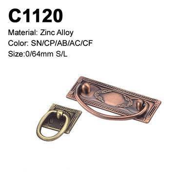 Classic Economic Cabinet Handle Zamak Furniture Decorative handle single hole cabinet handle C1120