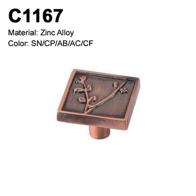Classic Economic Cabinet Handle Zamak Furniture Decorative handle single hole cabinet handle C1167