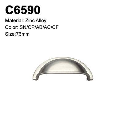 Economic Cabinet Handle Zamak Furniture Decorative handle single hole cabinet handle C6590