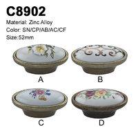 Ceramic Furniture Decorative handle ceramic cabinet handle C8902