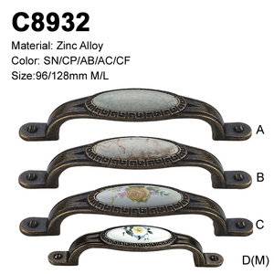 cabinet handle,Wardrobe handle,dresser pull,Antique Handles,decorative handle,furniture handle factory,zamak furniture handle,ceramic,ceramic cabinet handle