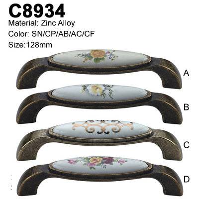 Ceramic Furniture Decorative handle ceramic cabinet handle C8934