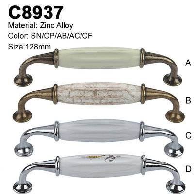 Ceramic Furniture Decorative handle ceramic cabinet handle C8937