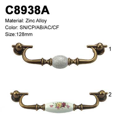 Ceramic Furniture Decorative handle ceramic cabinet handle C8938A