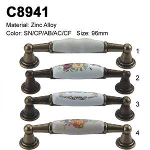 cabinet handle,Wardrobe handle,dresser pull,Antique Handles,decorative handle,furniture handle factory,zamak furniture handle,ceramic,ceramic cabinet handle