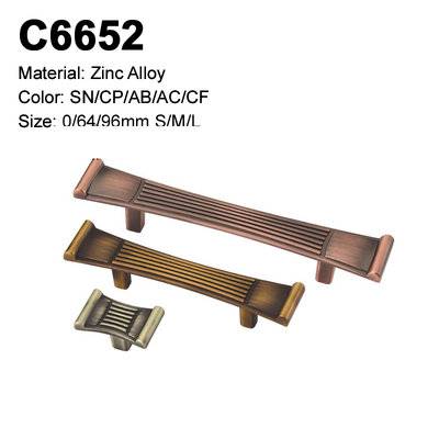 Classic Cabinet Handle Zamak Furniture Decorative handle single hole cabinet handle C6652
