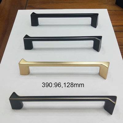 European simple gold Kitchen Pull Furniture Cabinet Handle Hardware gold cabinet pulls