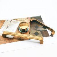 Antique Brass Coffee Wardrobe Zamak Furniture Hardware Pull Bar Cabinet Handle