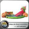 Largest inflatable water slide for amusement water park projects/plastic swimming pool