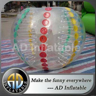 Wholesale inflatable body bumper ball suit, customized inflatable ball suit company