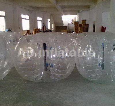 Exciting body game TPU / PVC soccer bubble / wholesale inflatable ball suit football for sport