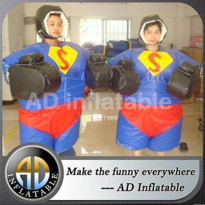 Inflatable Super Hero Sumo Suit Wrestling/cheap inflatables for sale from China company