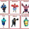 Inflatable Super Hero Sumo Suit Wrestling/cheap inflatables for sale from China company
