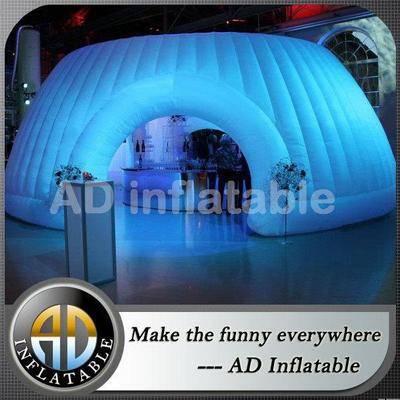 Customize led lighting inflatable tent for exhibition / inflatable bubble tent manufacturer in China