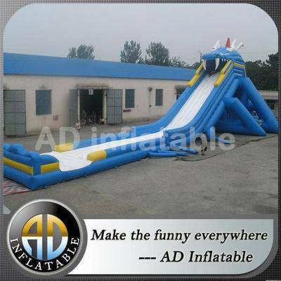 Kids and adults big customized water slide / cheap water jumping castles supplier