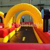 Giant inflatable outdoor go karts race track for sale, China top quality inflatable games for sale