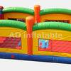 ADS 3 in one inflatable sports twister game and shooting game, China bouncy castles manufacturer