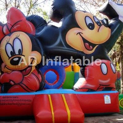 High quality attractive mickey mouse clubhouse bounce house for sale