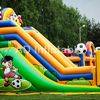 Children inflatable football slide for event, water slide jumper,China cheap inflatable jumpers