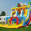 Biggest inflatable Malysz slide, cheap inflatable water slides for kids, inflatable slip and slide