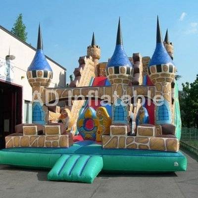 High quality castle water slides backyard, wholesle price backyard inflatable water slide
