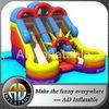 Double lanes water slide with pool / inground pool prices / above ground pool prices