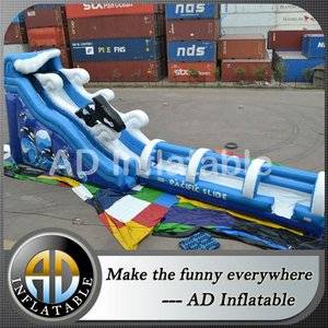 Water slip Slides,Long inflatable slip slide,Wave giant waterslides,water slide slip,China water slide slip
