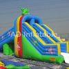 Frog water slide park with detachable pool/customized indoor water parks supplier