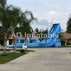 30 foot tall 2 lane Tsunami Water slide/supply inflatable pool with slide for kids or adult company