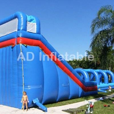Commercial grade 25 foot tall Hurricane WET  swimming pool slides supplier