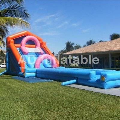 Ultimate Storm Wet and Wild Water Slide Combo/water slide and bounce house manufacturer